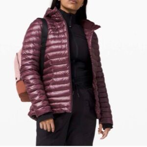 Lululemon Pack It Down Jacket In Bordeaux Drama Shine Size 4